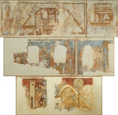 Mural Paintings with Old Testament Scenes by Unbekannt Unbekannt